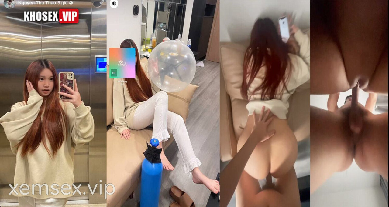 Ảnh thumbnail của Clip sex việt Doggy gái xinh Nguyễn Thu Thảo như máy khâu làm lồn em co giật